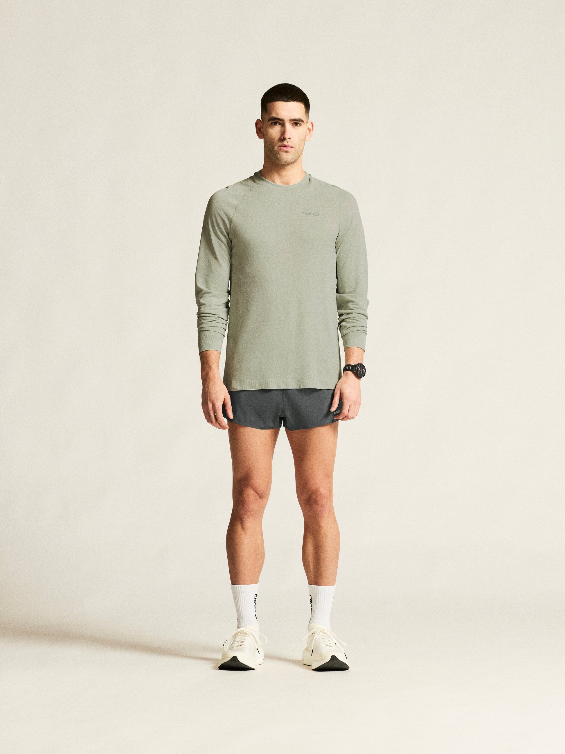 Men's Active Comfort LS 2 - Pigeon Men's Tops, T's, and Tanks Craft Sportswear NA