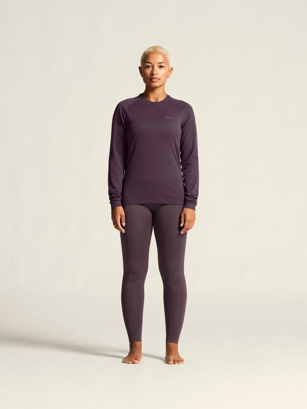 Women's Active Comfort LS 2 - DK PLUM