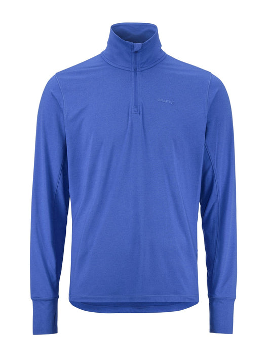 Men's Flow HZ LS - INK BLUE/MELANGE Craft Sportswear NA