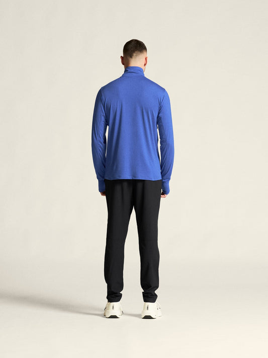 Men's Flow HZ LS - INK BLUE/MELANGE Craft Sportswear NA