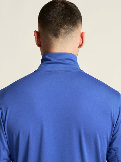 Men's Flow HZ LS - INK BLUE/MELANGE Craft Sportswear NA