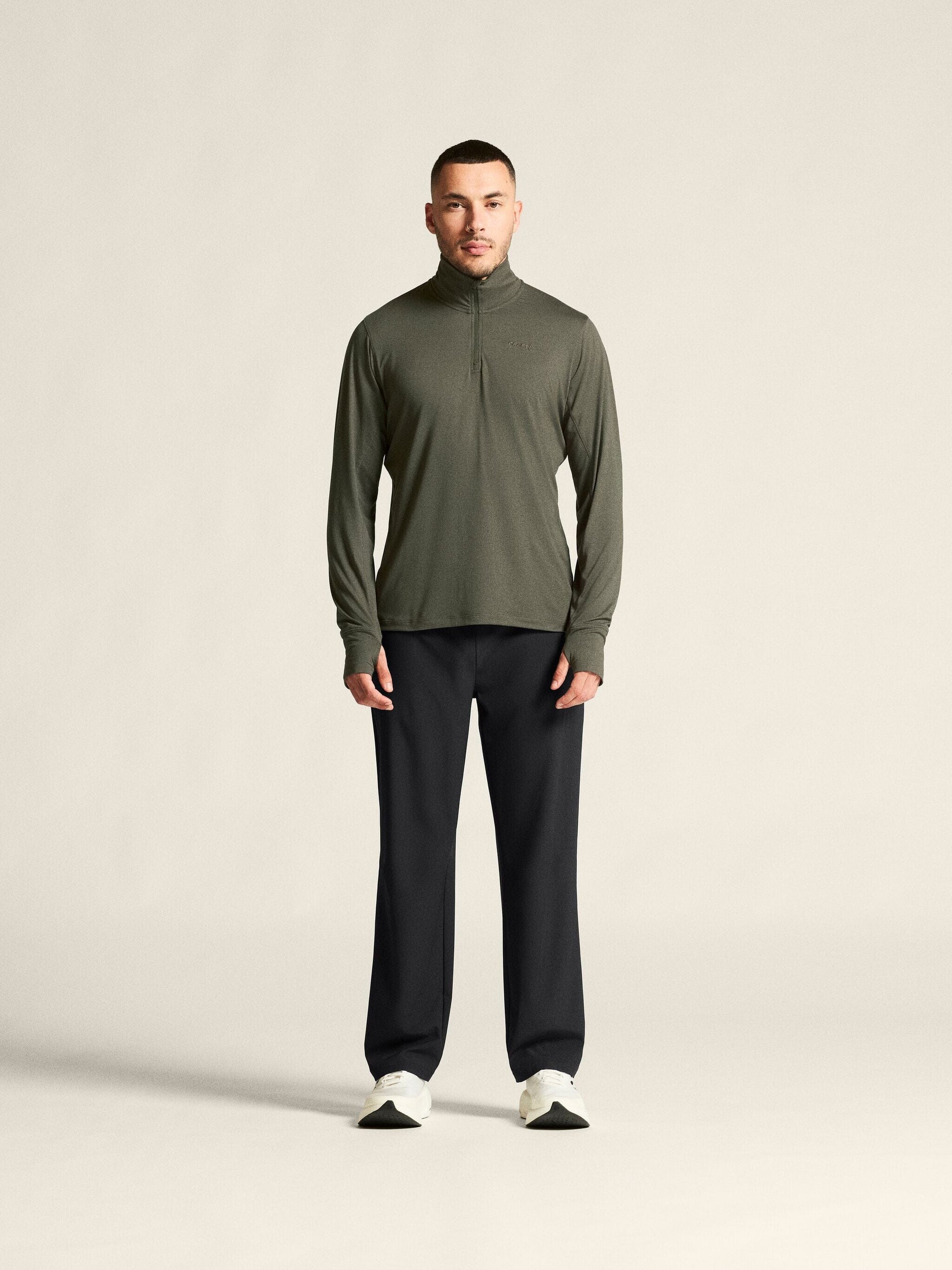 Men's Flow HZ LS - Chimera/Melange Men's Tops, T's, and Tanks Craft Sportswear NA