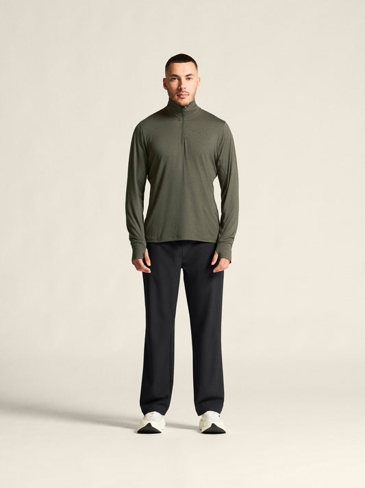 Men's Flow HZ LS - Chimera/Melange Men's Tops, T's, and Tanks Craft Sportswear NA