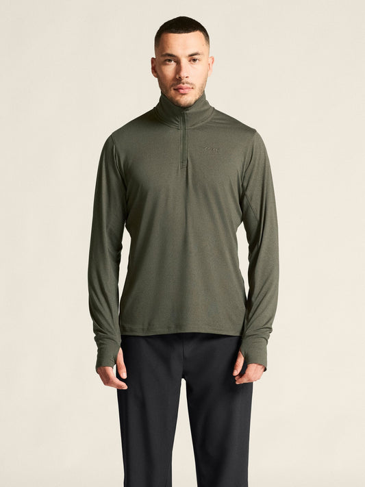 Men's Flow HZ LS - Chimera/Melange Men's Tops, T's, and Tanks Craft Sportswear NA