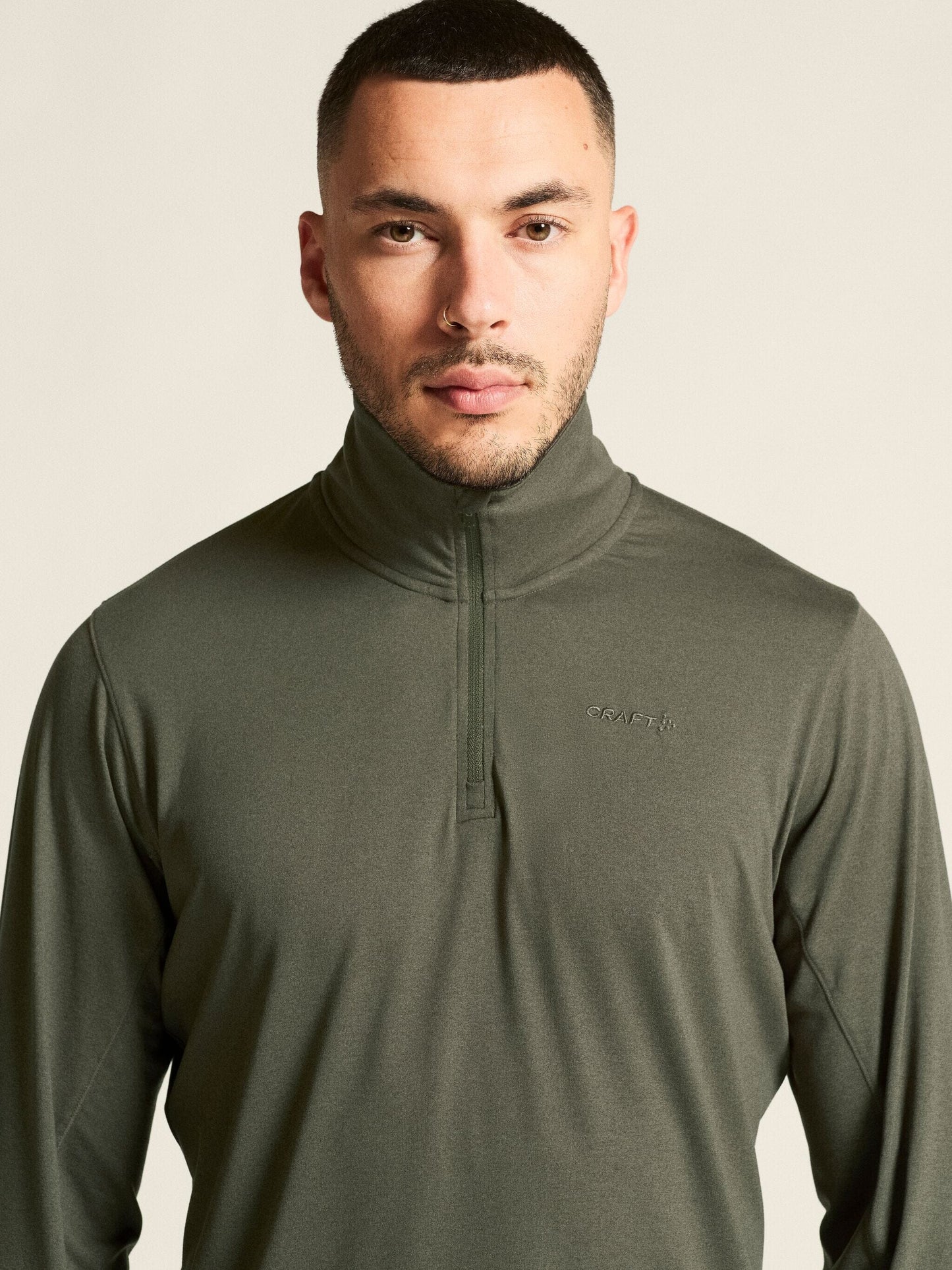 Men's Flow HZ LS - Chimera/Melange Men's Tops, T's, and Tanks Craft Sportswear NA