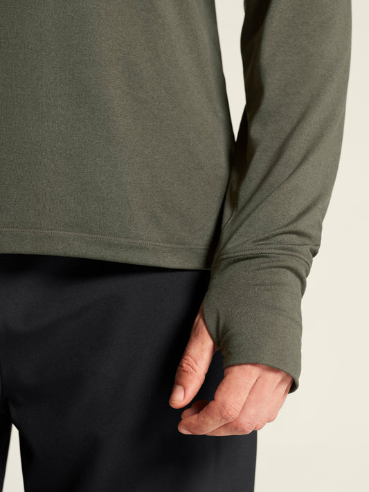 Men's Flow HZ LS - Chimera/Melange Men's Tops, T's, and Tanks Craft Sportswear NA