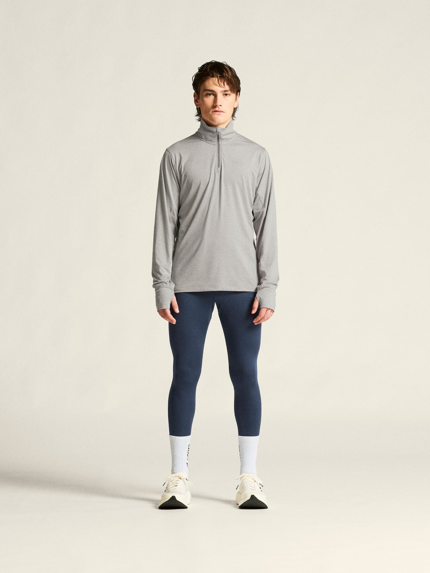 Men's Flow HZ LS - GREY MELANGE Craft Sportswear NA