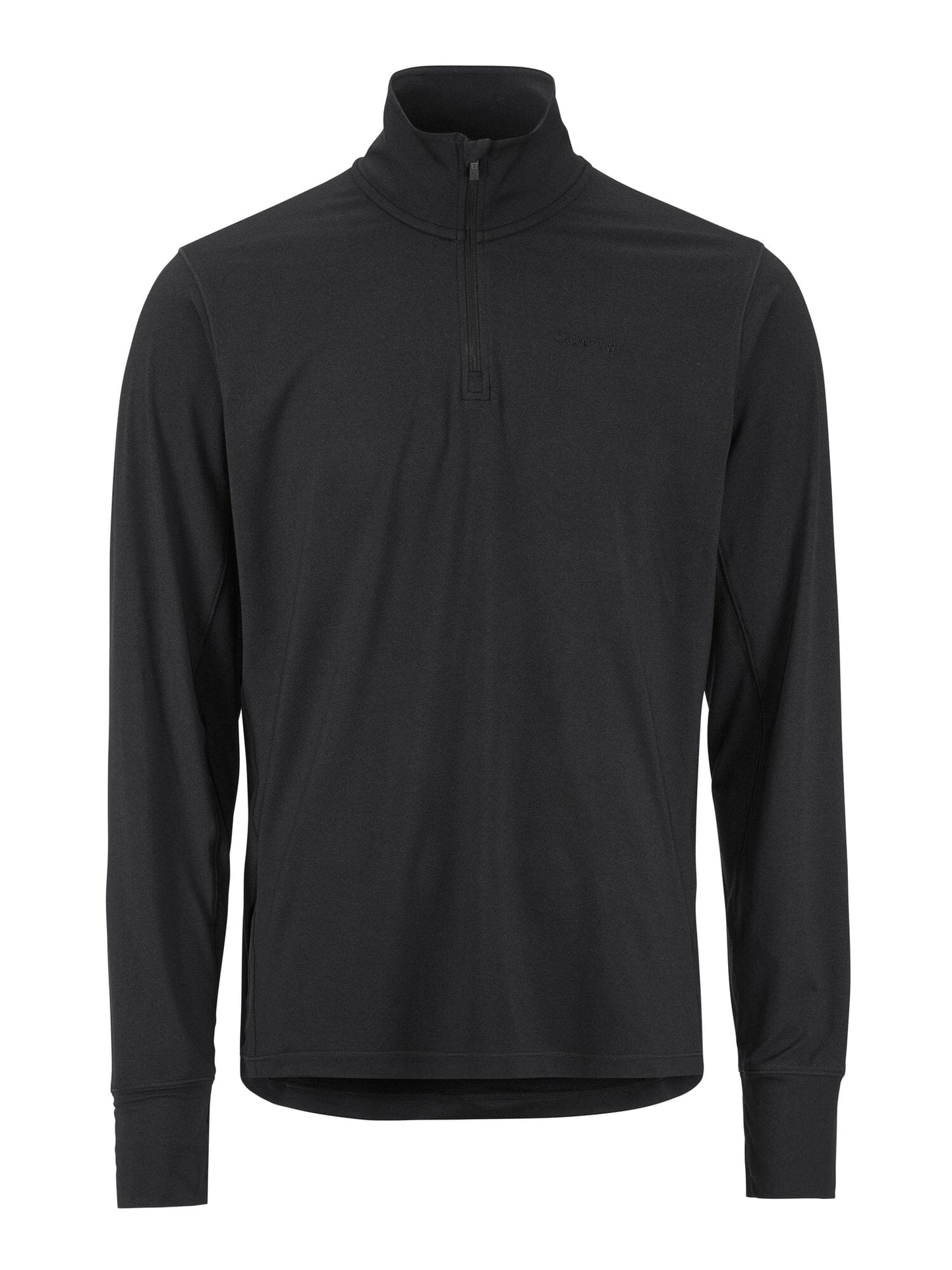 Men's Flow HZ LS - Black Melange Craft Sportswear NA