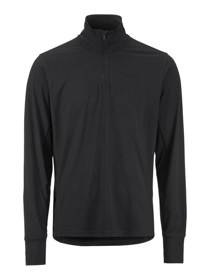 Men's Flow HZ LS - Black Melange Craft Sportswear NA