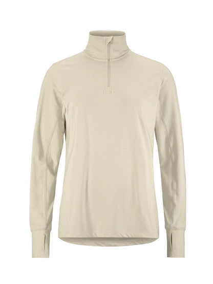 Women's Flow HZ LS - PLASTER-MELANGE Craft Sportswear NA