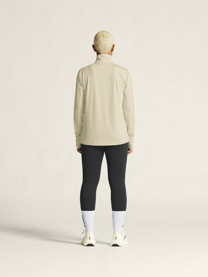 Women's Flow HZ LS - PLASTER-MELANGE Craft Sportswear NA