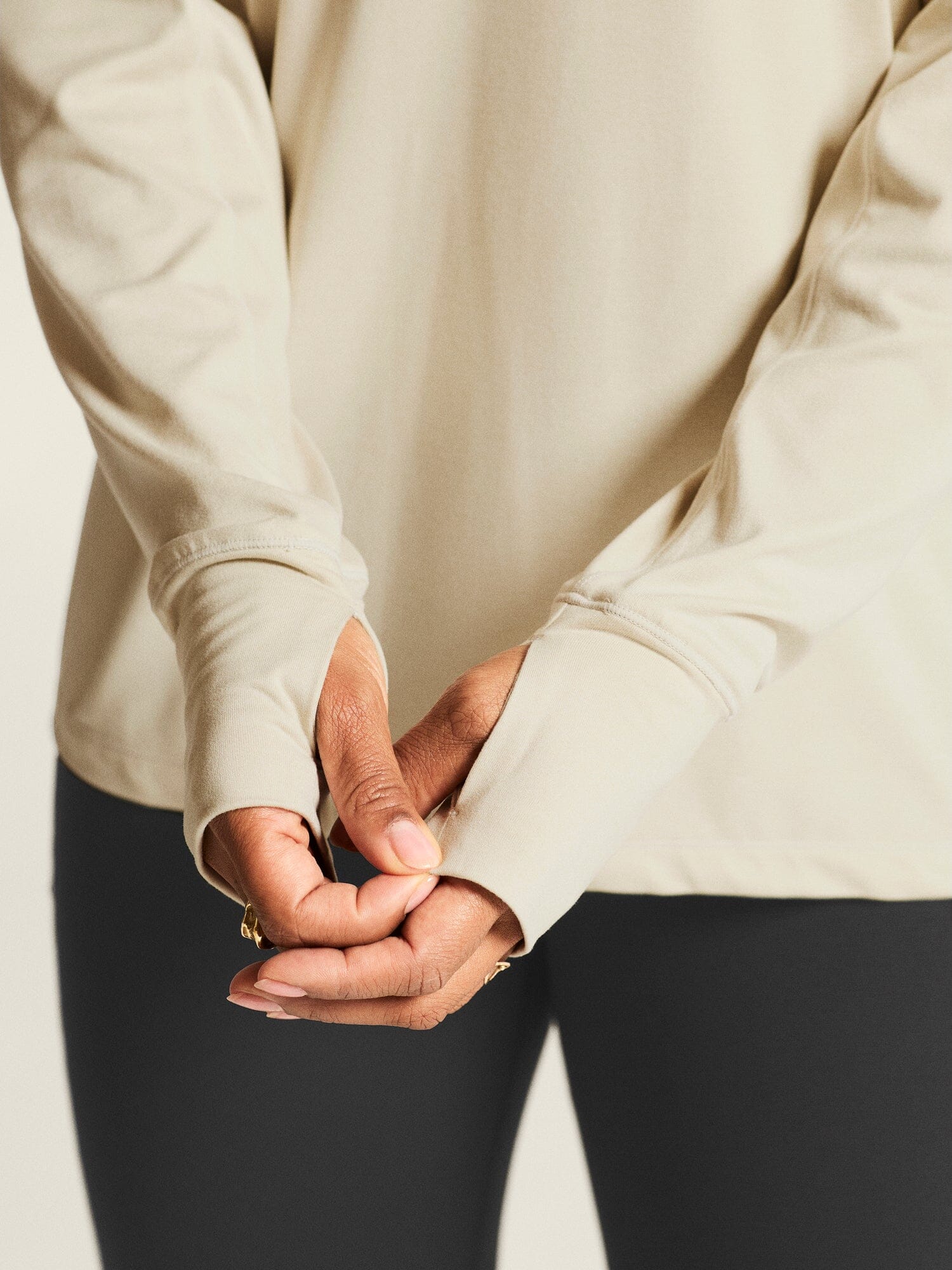 Women's Flow HZ LS - PLASTER-MELANGE Craft Sportswear NA