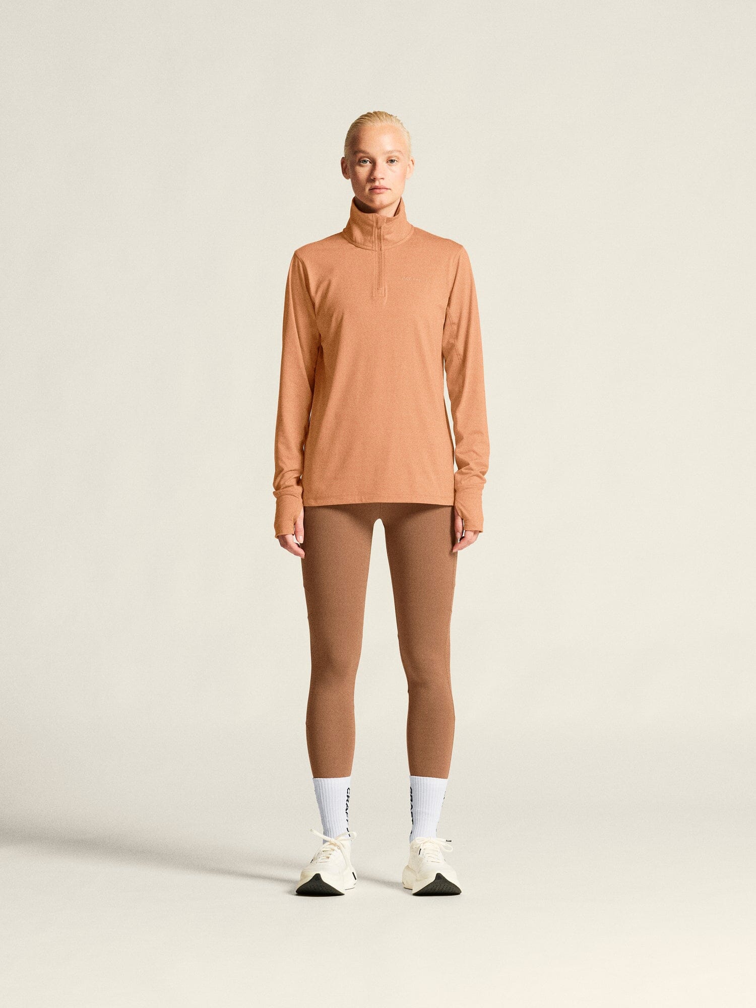 Women's Flow HZ LS - Syrup/Melange – Craft Sportswear NA