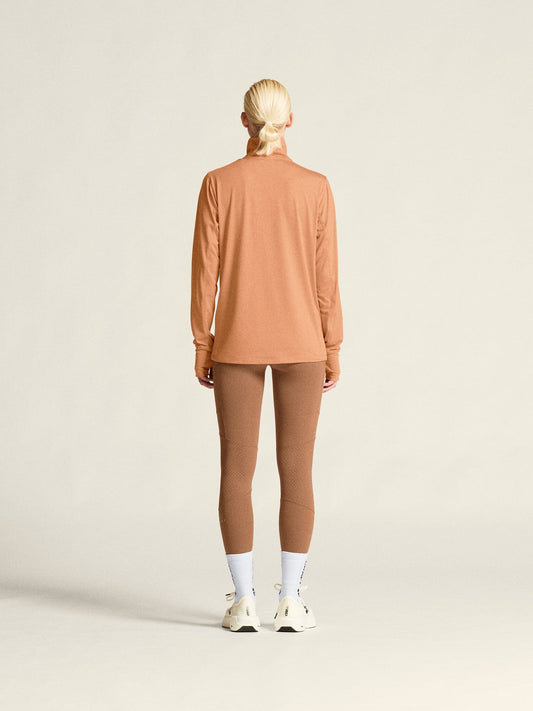 Women's Flow HZ LS - SYRUP/MELANGE Craft Sportswear NA