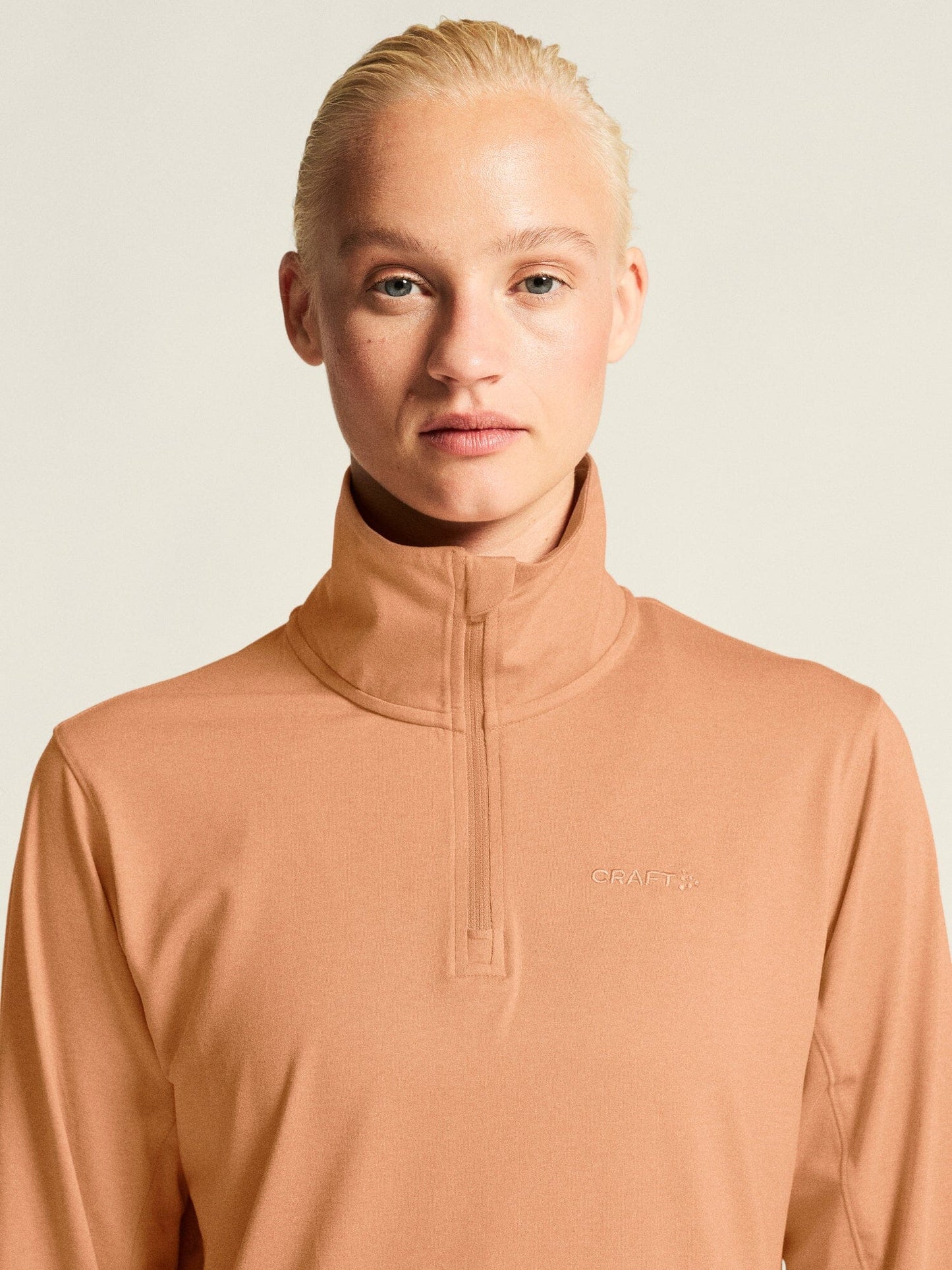 Women's Flow HZ LS - SYRUP/MELANGE Craft Sportswear NA