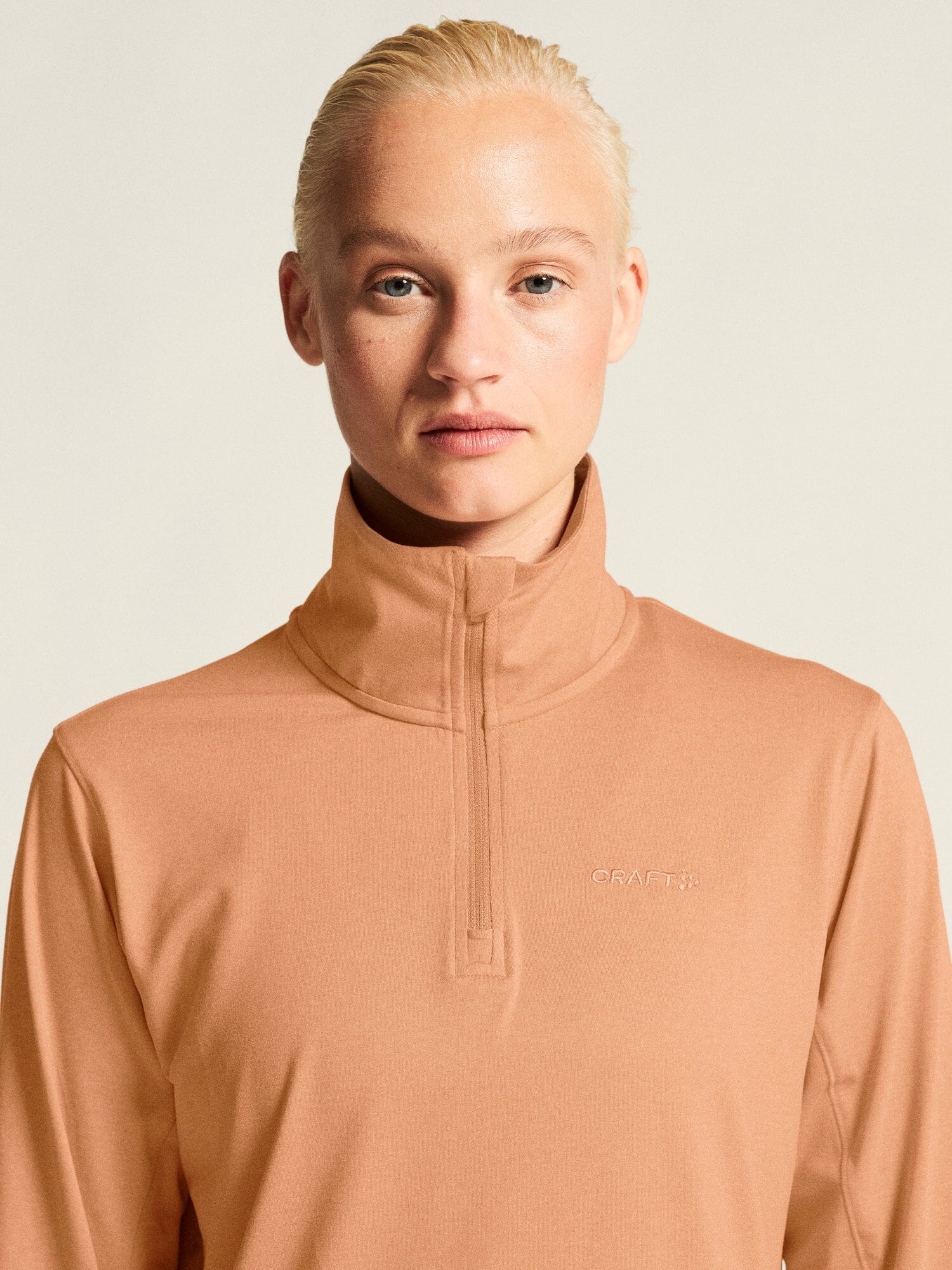 Women's Flow HZ LS - SYRUP/MELANGE Craft Sportswear NA