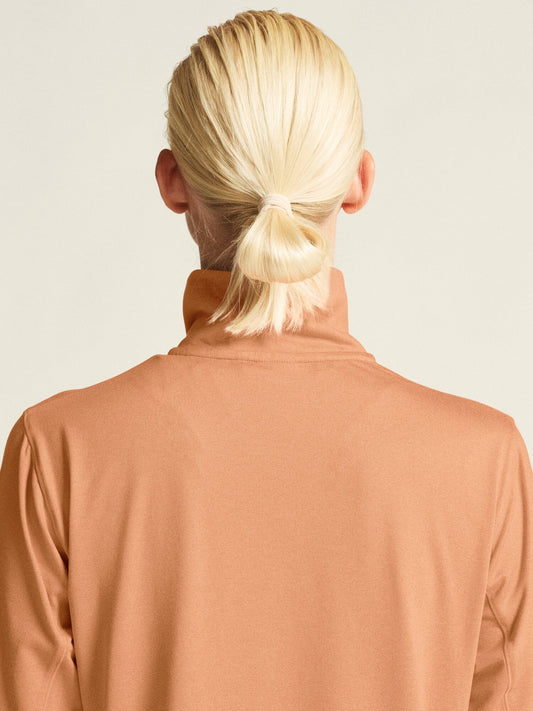 Women's Flow HZ LS - SYRUP/MELANGE Craft Sportswear NA