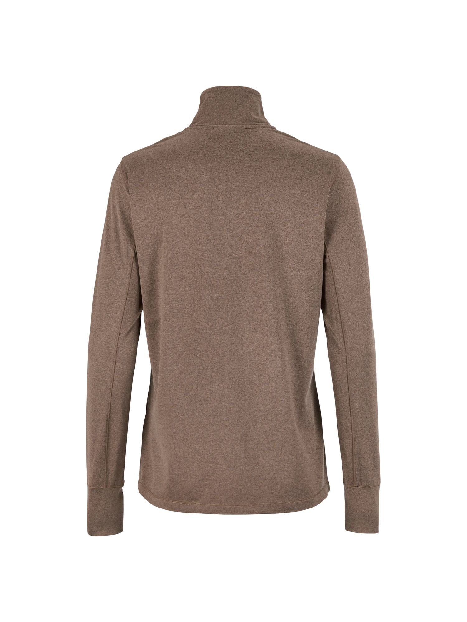 Women's Flow HZ LS - Plum Taupe Melange Women's Midlayers and Hoodies Craft Sportswear NA