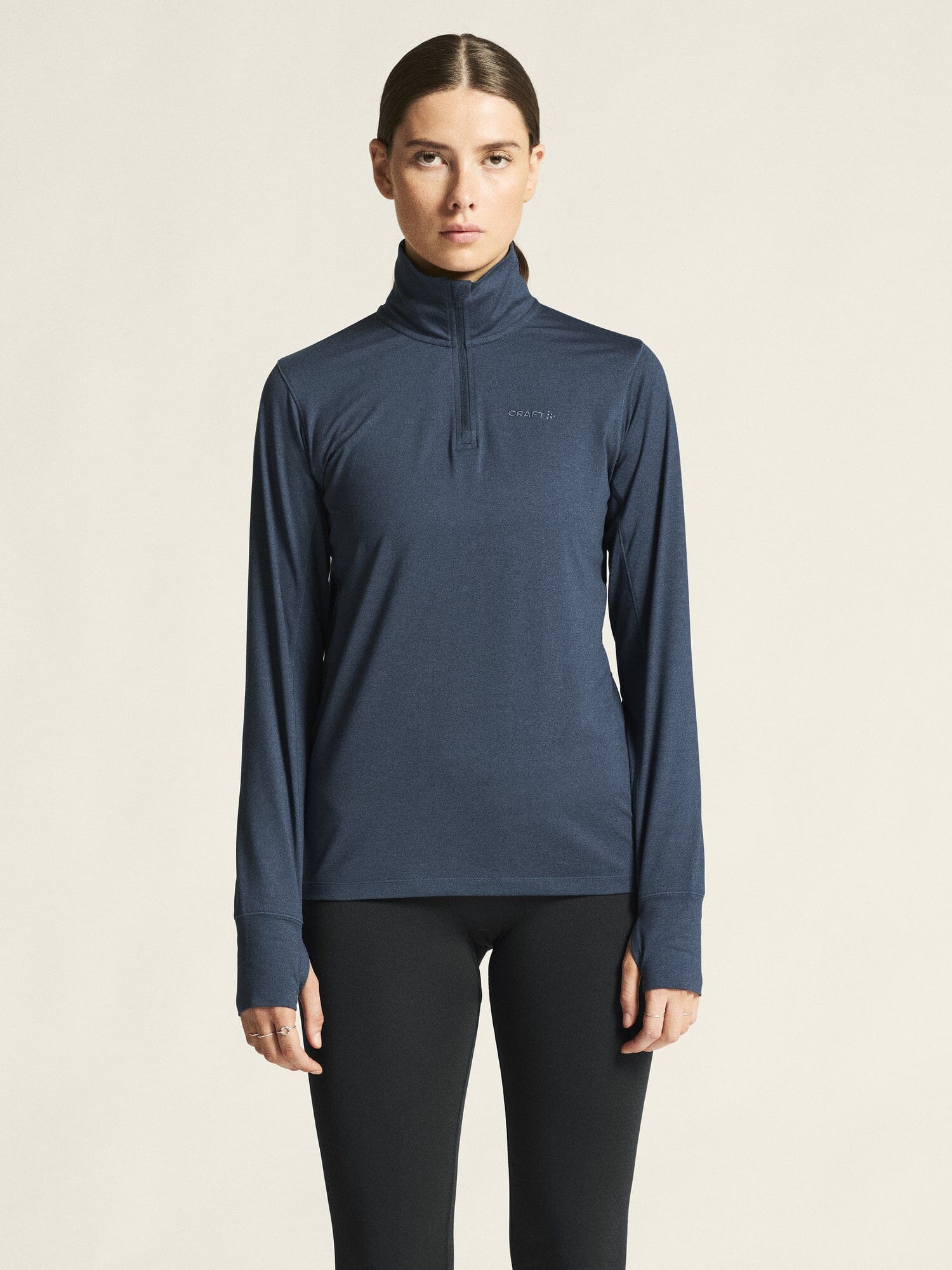 Women's Flow HZ LS - NORTH/MELANGE Craft Sportswear NA