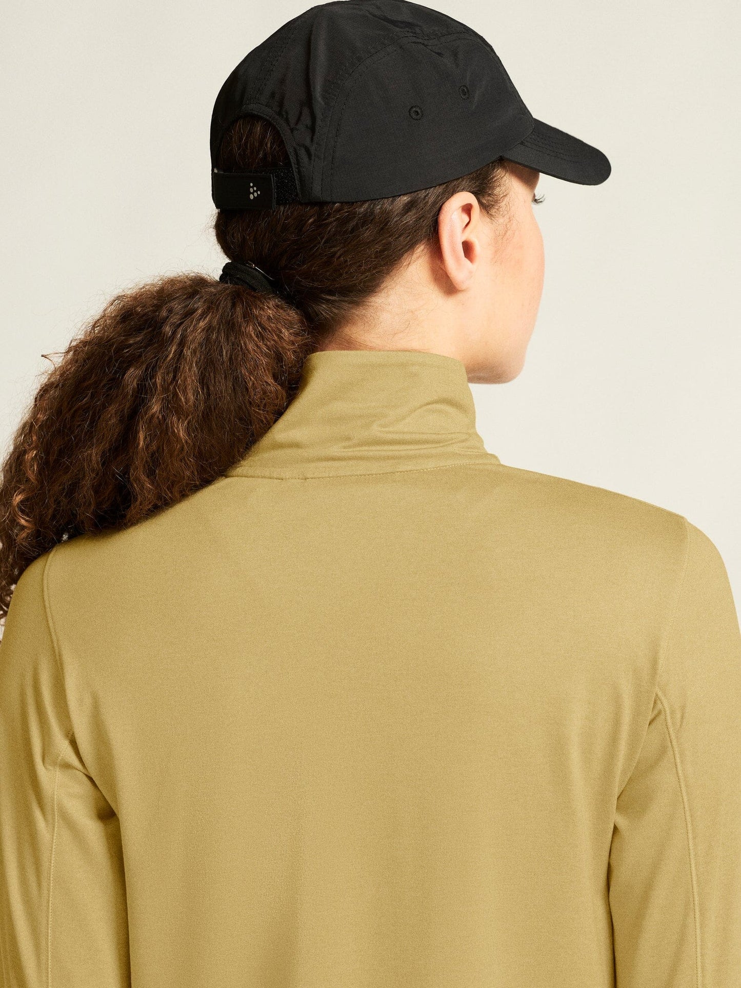 Women's Flow HZ LS - Khaki Melange Craft Sportswear NA