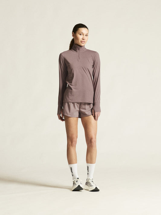 Women's Flow HZ LS - Potpurri Melange Craft Sportswear NA