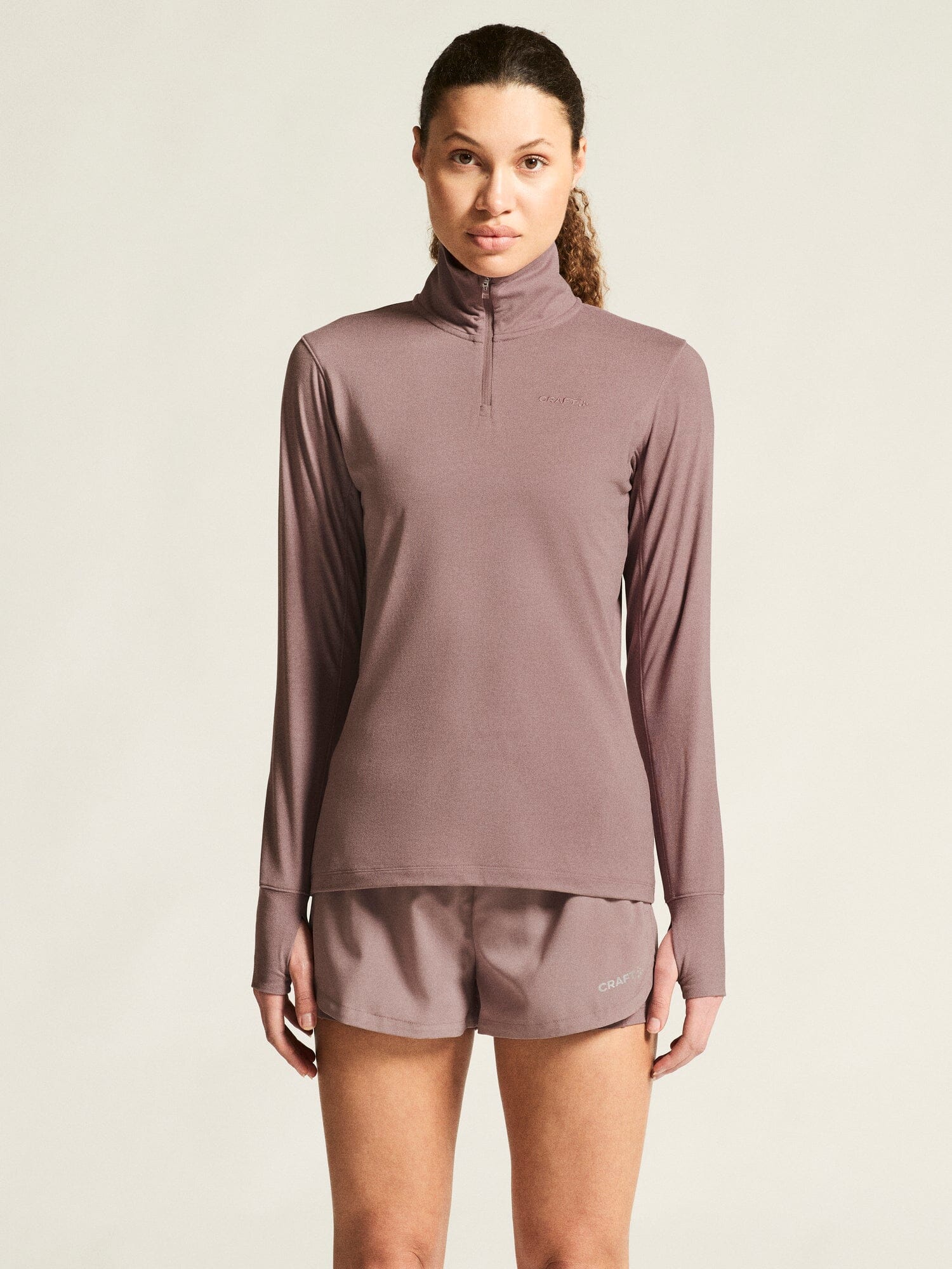 Women's Flow HZ LS - Potpurri Melange Craft Sportswear NA