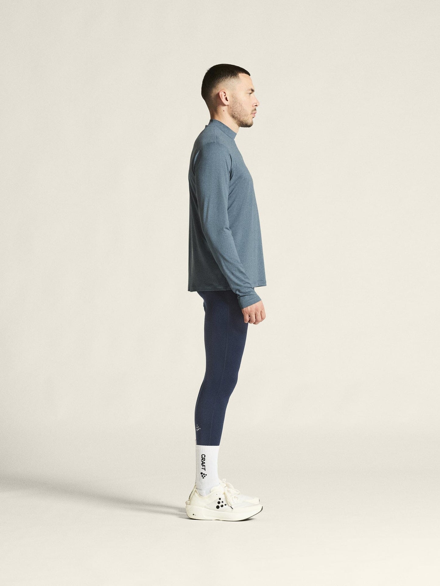 Men's Flow MN LS - Real/Melange Men's Tops, T's, and Tanks Craft Sportswear NA