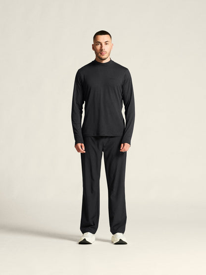 Women's Flow MN LS - Black Melange Craft Sportswear NA