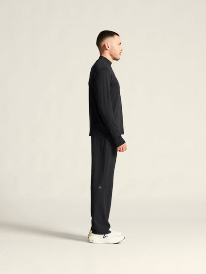 Women's Flow MN LS - Black Melange Craft Sportswear NA