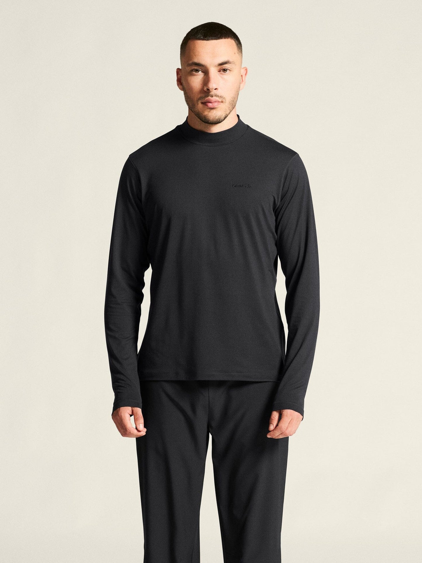 Women's Flow MN LS - Black Melange Craft Sportswear NA