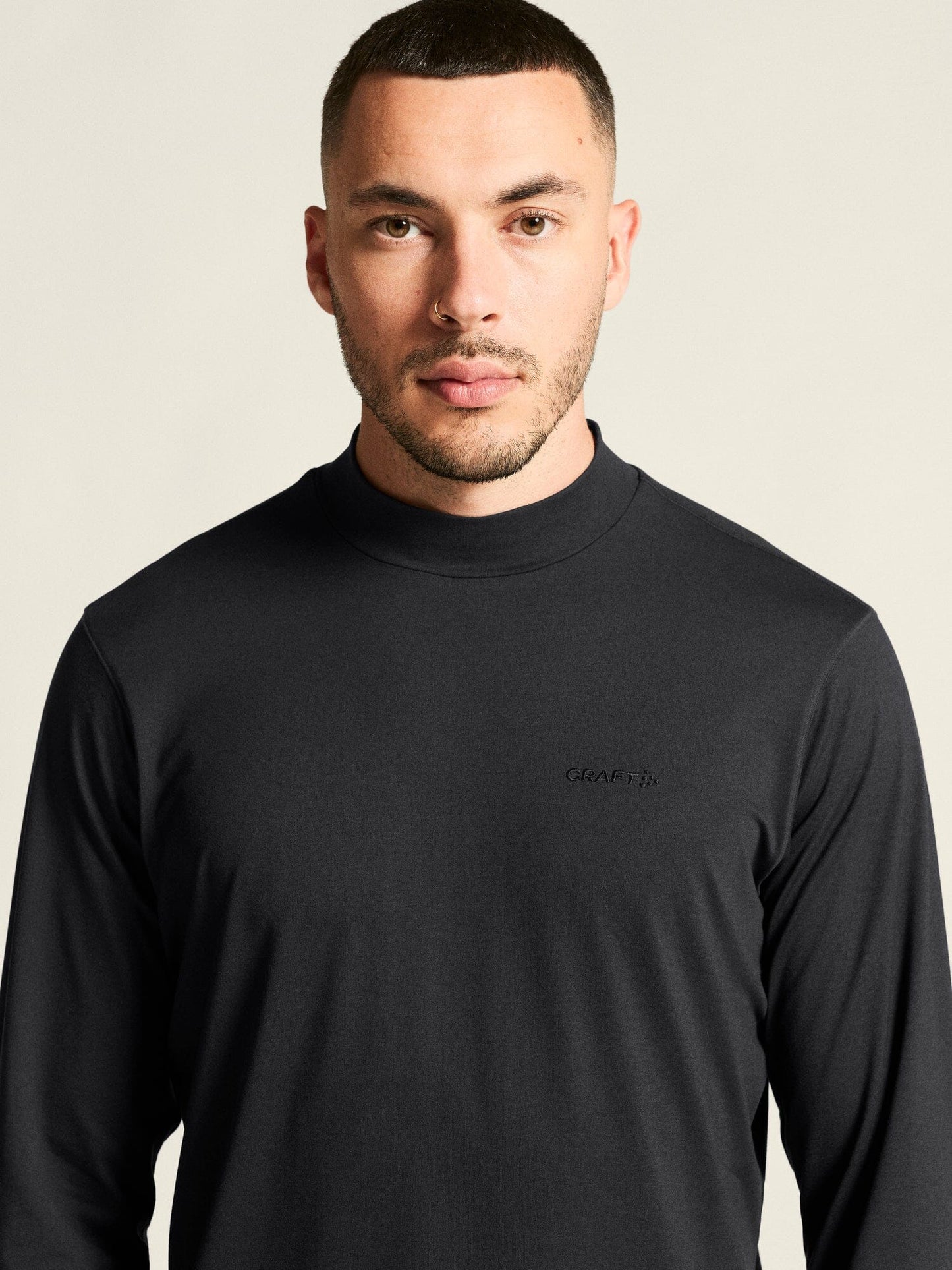 Women's Flow MN LS - Black Melange Craft Sportswear NA