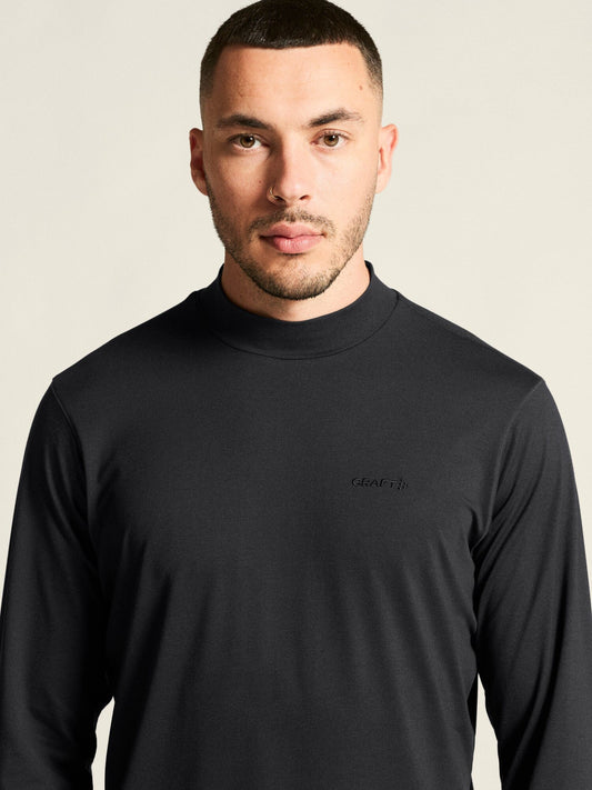 Women's Flow MN LS - Black Melange Craft Sportswear NA