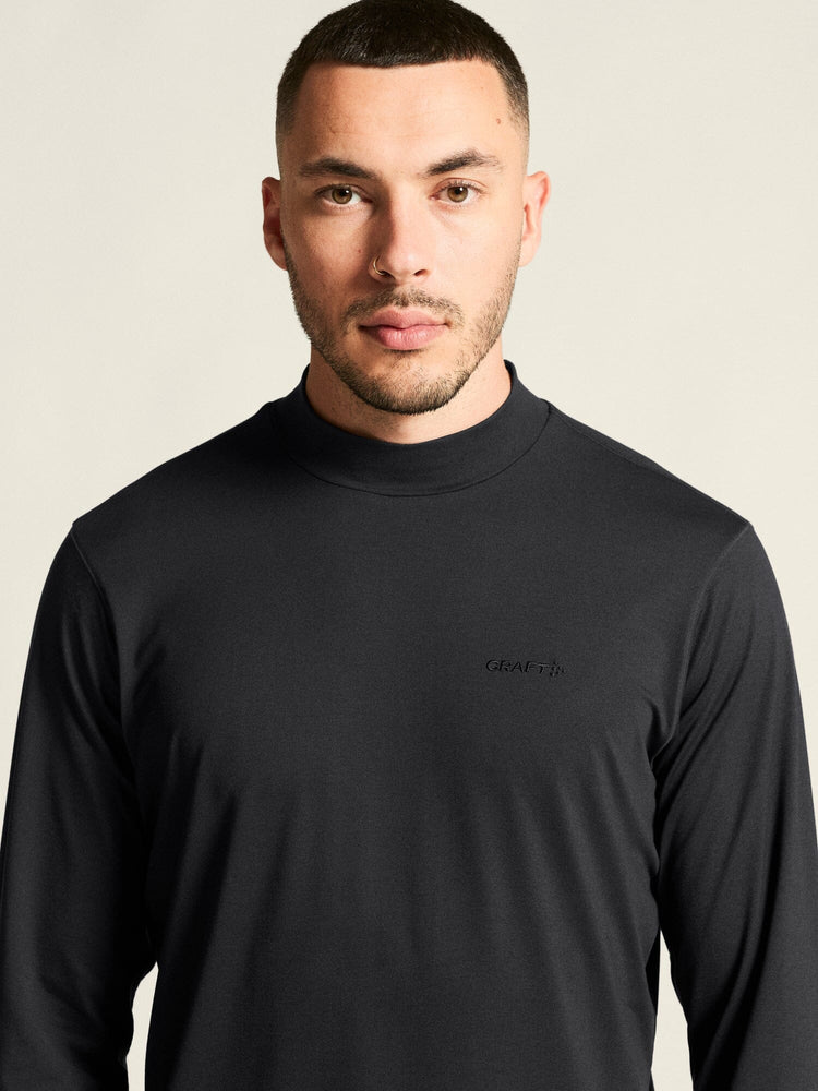 Women's Flow MN LS - Black Melange Craft Sportswear NA