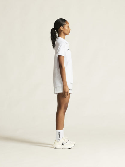 Women's Ability Polo - White Women's Tops, T's, and Tanks Craft Sportswear NA