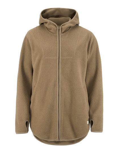 Women's Join Pile Fleece FZ Hood - TAUPE Craft Sportswear NA