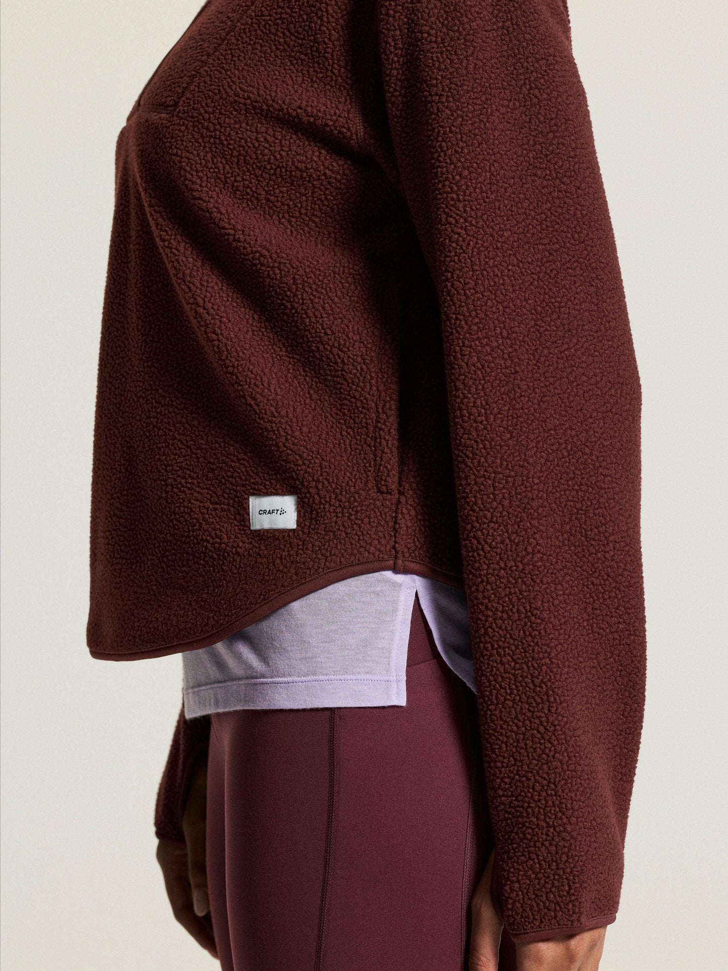 Women's Join Pile Fleece Half-Zip - DK Fig Craft Sportswear NA