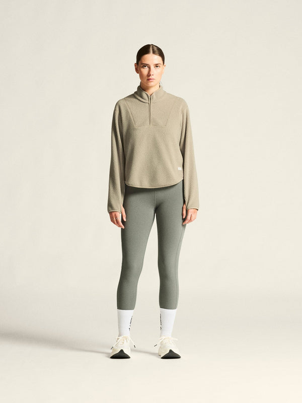Women's Join Pile Fleece HZ - Hay