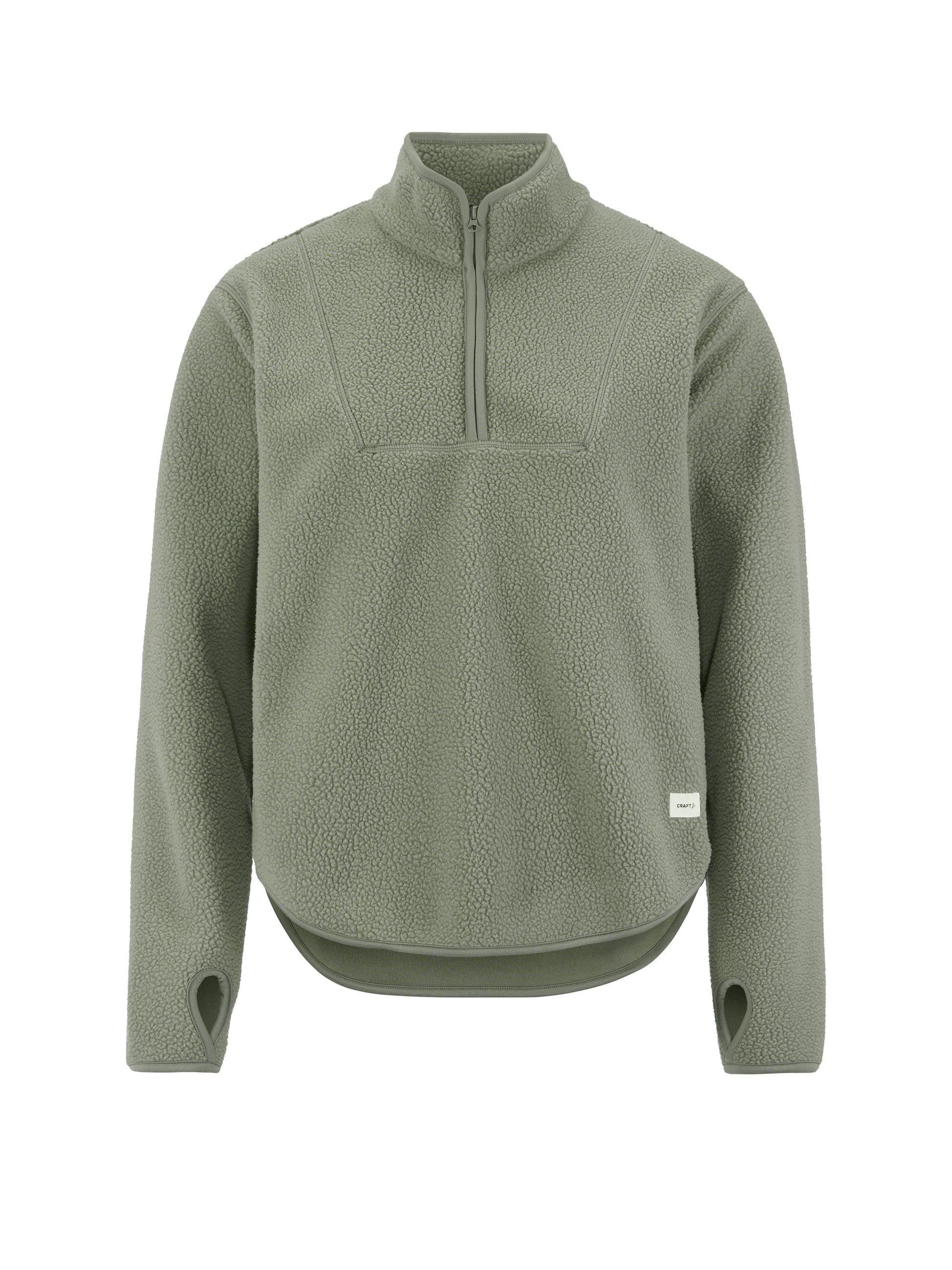 Women's Join Pile Fleece Half-Zip - Leaf Women's Midlayers and Hoodies Craft Sportswear NA