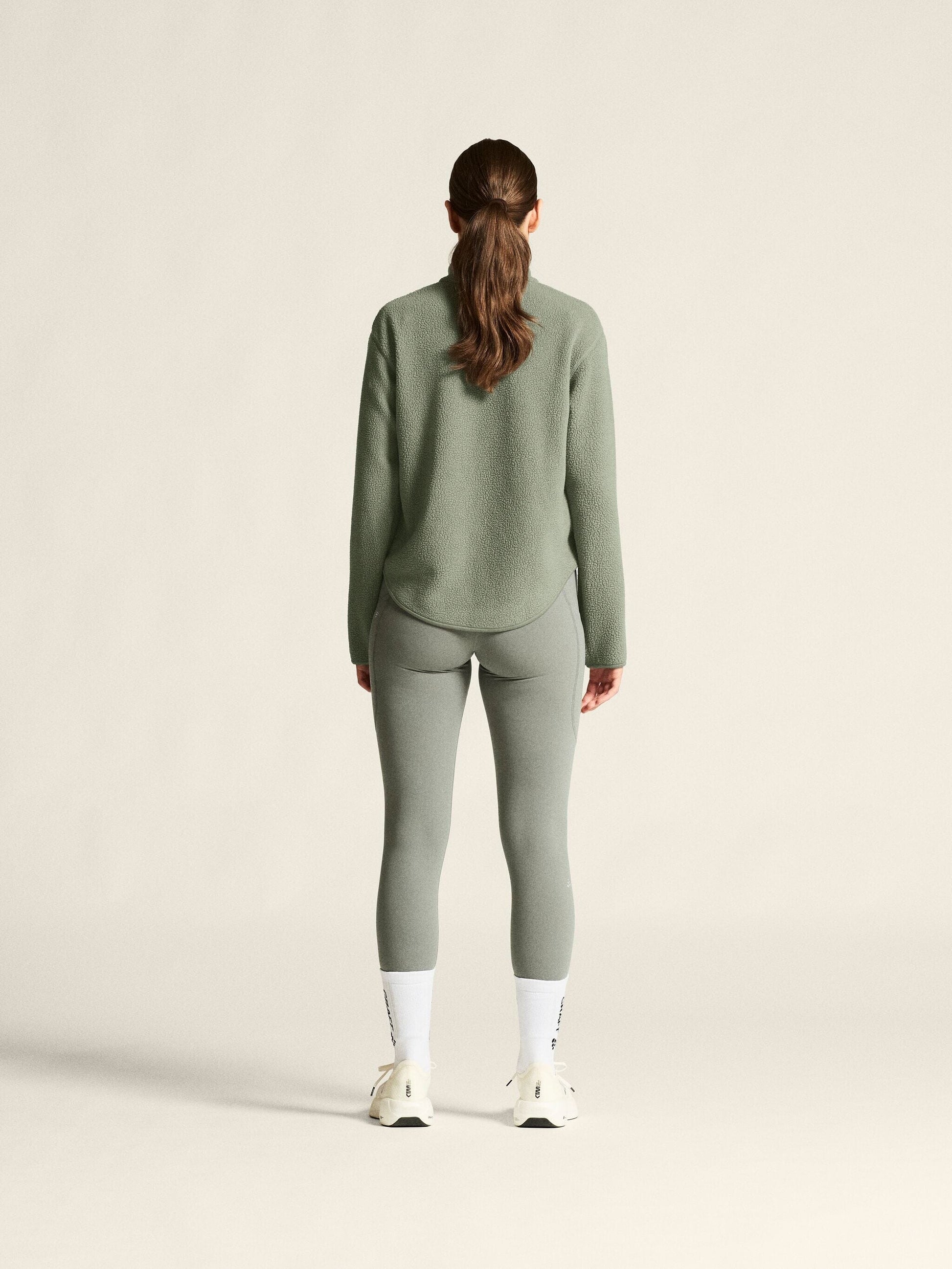 Women's Join Pile Fleece Half-Zip - Leaf Women's Midlayers and Hoodies Craft Sportswear NA