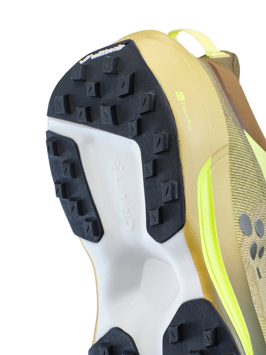 Men's Nordlite Ultra Pro Running Shoe - Leaf/Contrast Yellow Footwear Craft Sportswear NA