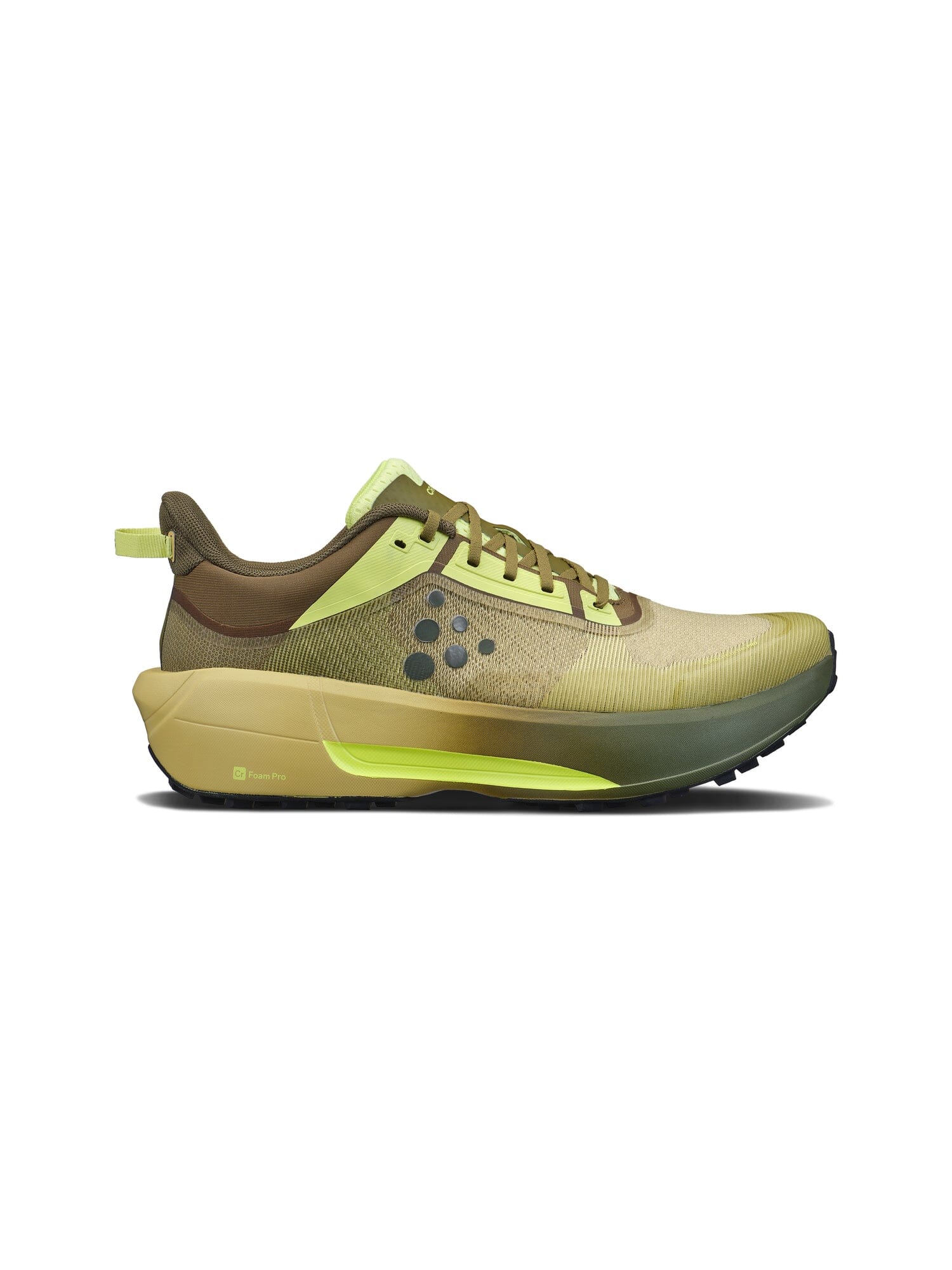 Men's Nordlite Ultra Pro Running Shoe - Leaf/Contrast Yellow Footwear Craft Sportswear NA