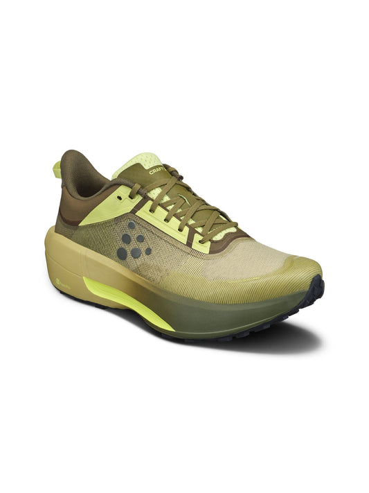 Women's Nordlite Ultra Pro Running Shoe - Leaf/Contrast Yellow Footwear Craft Sportswear NA