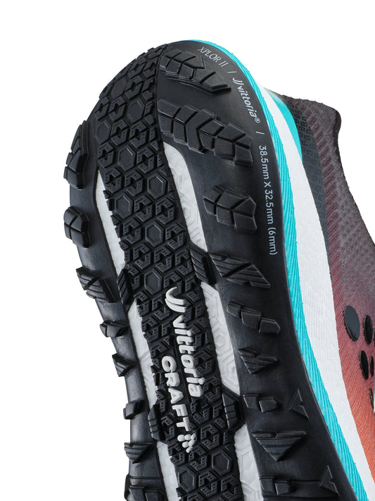 Men's Xplor 2 Running Shoe - Flourange/Contrast Black Footwear Craft Sportswear NA