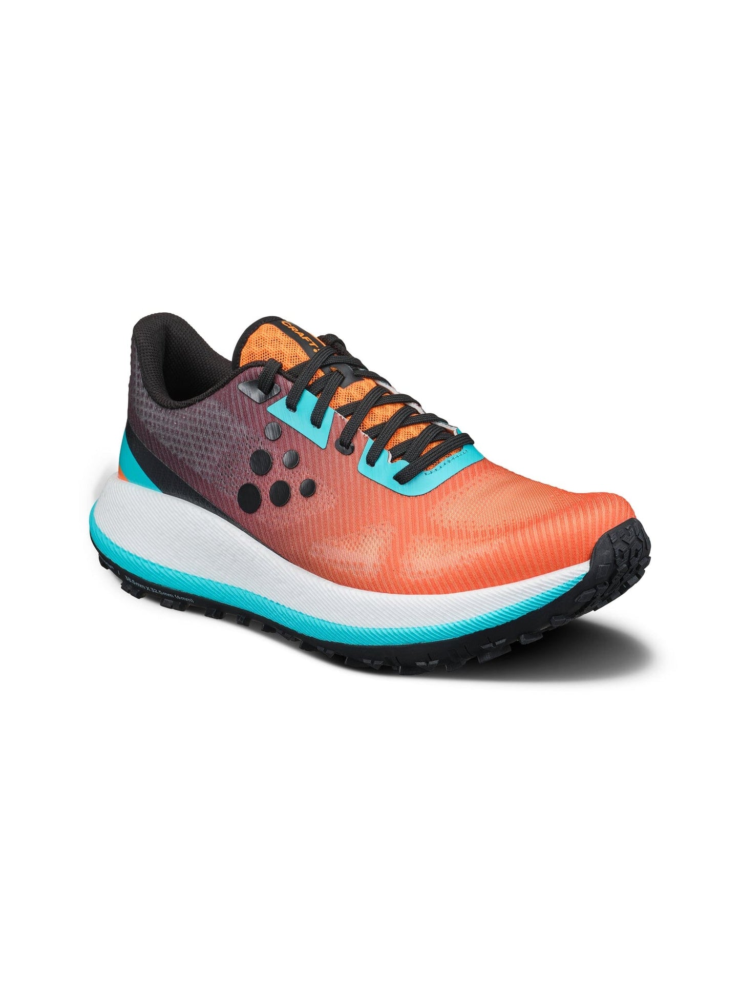 Men's Xplor 2 Running Shoe - Flourange/Contrast Black Footwear Craft Sportswear NA