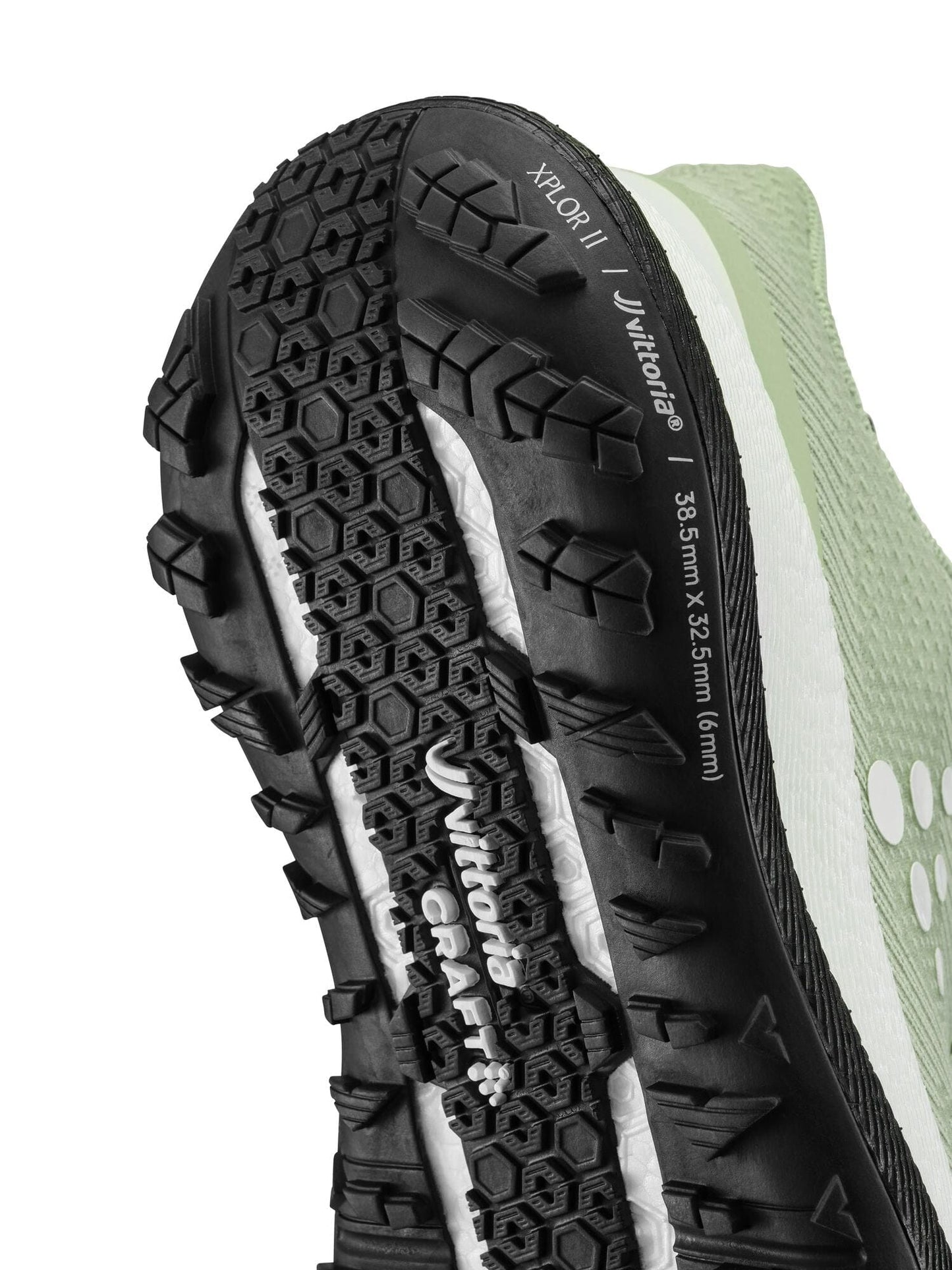 Women's Xplor 2 Running Shoe - Pale Leaf/Contrast White Craft Sportswear NA