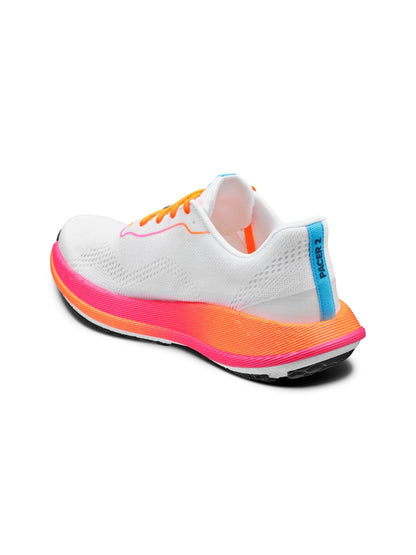 Men's Pacer 2 Running Shoe - WHITE/FLOURANGE Footwear Craft Sportswear NA