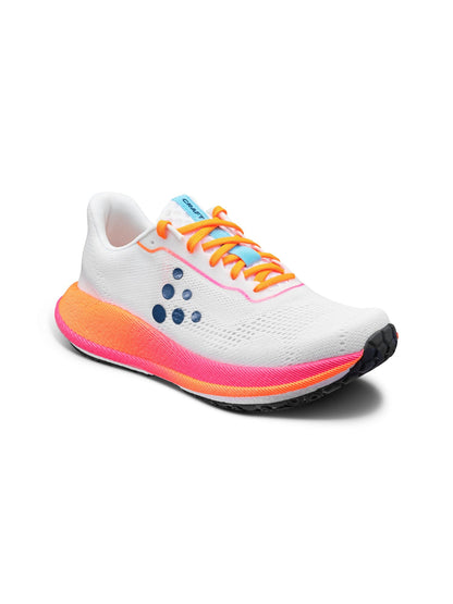 Women's Pacer 2 Running Shoe - WHITE/FLOURANGE Footwear Craft Sportswear NA