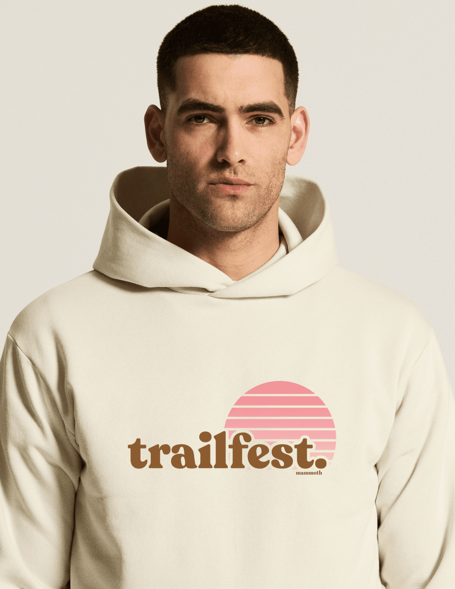 Men's Mammoth Trailfest Community Hoodie 2.0 - Tofu - Trailfest Craft Sportswear NA
