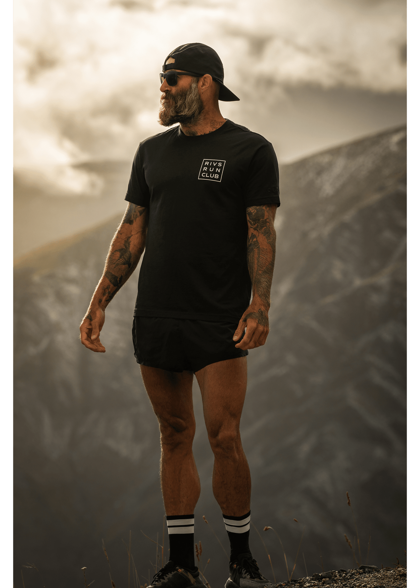 Men's Rivs Run Club Community 2.0 Tee - Black/Rivs1 Craft Sportswear NA