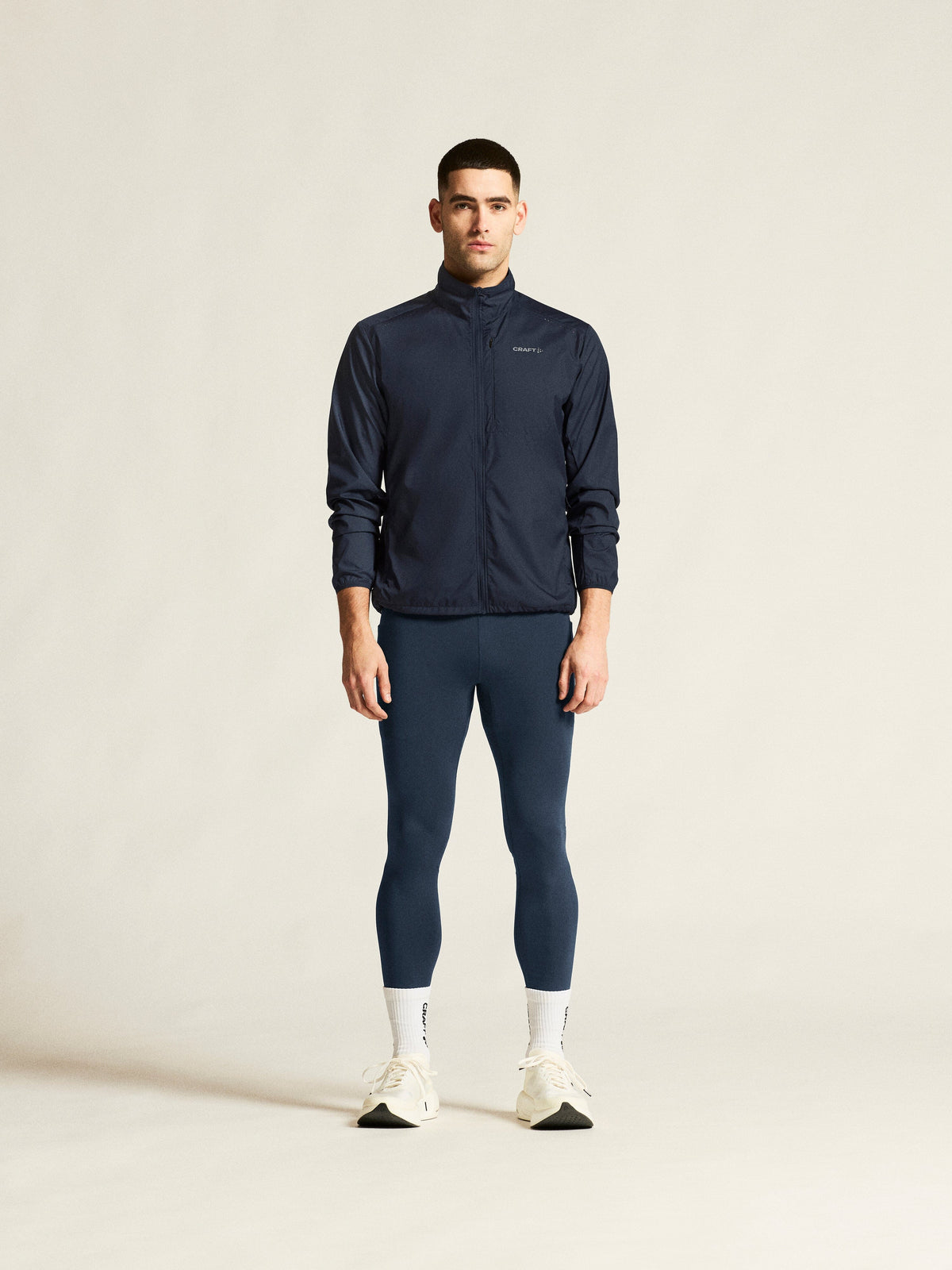 Men's Essence Running Tights - Blaze Men's Pants and Tights Craft Sportswear NA